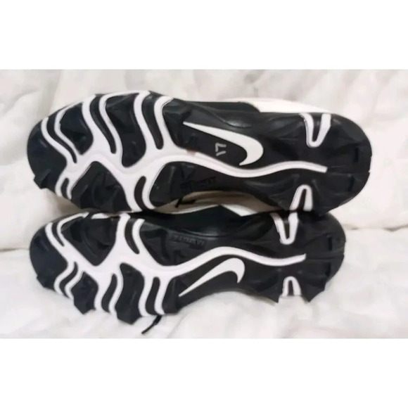 Nike Alpha Huarache Mid Varsity Men's 8.5 New Rubber Baseball Cleats AO7956-003 - Picture 9 of 10